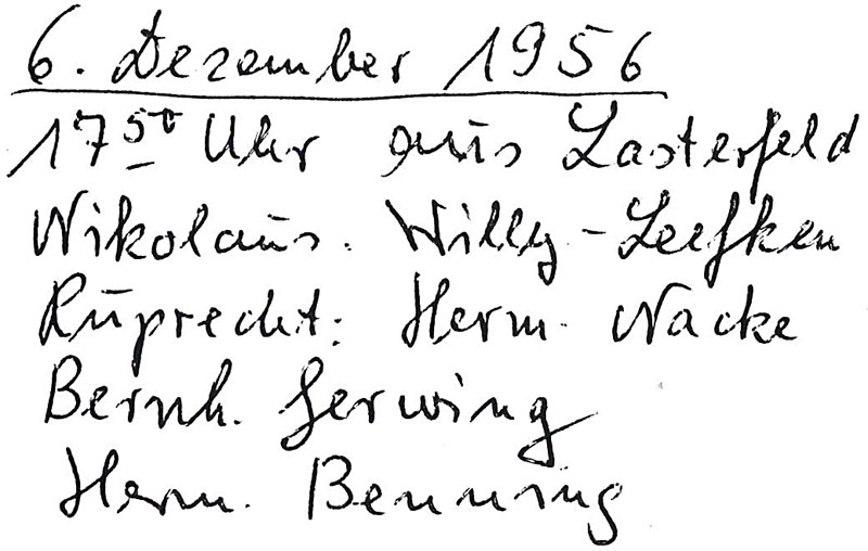 Aufstellung 1956