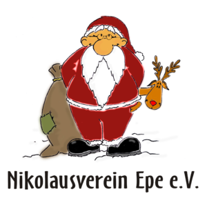 Nikolaus Logo Kaminrot #991612 runde ecken